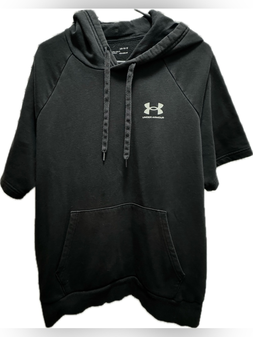 Under Armour Black Short-Sleeve Crewneck Hoodie